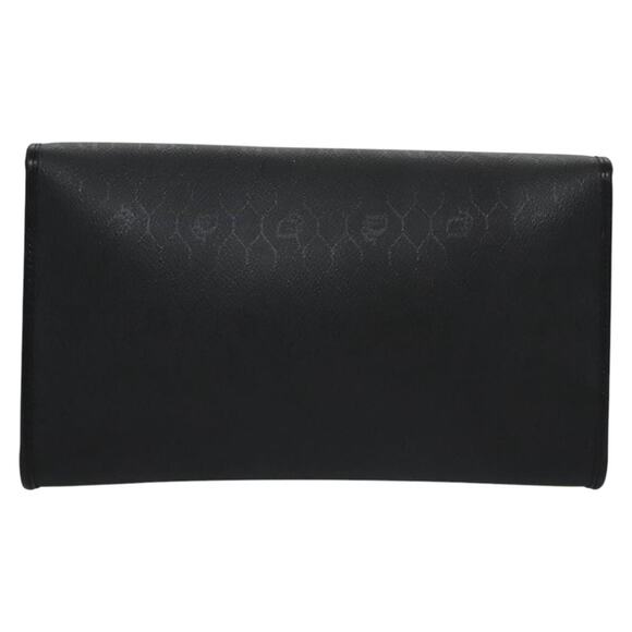 DIOR Honeycomb Canvas Chain Shoulder Bag Pvc Black Gold - Picture 3 of 12